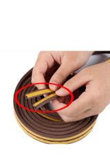 Best Hırdavat Kapı Pencere Bandı Kauçuk Kahverengi 2x3m=6m