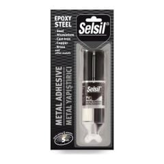 Selsil Epoksi Metal Yapıştırıcı Enjektör 5 Dakika 28 Gr