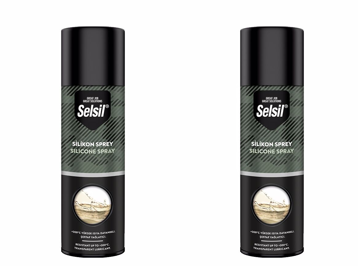 Selsil Silikon Sprey 500 ml x 2 Adet