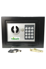 Elektronik Şifreli Çelik Para Kasası Ev&İş&ofis&otel Tipi Kasa 3mm Montaj Kit 17 Ef