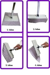 Best Hırdavat Tüm Bezlere uyumlu Click Mop  Kendinden Sıkıştırmalı Mop