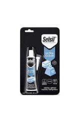Selsil Ultra Clear Hibrit Güçlü Tüp Montaj Yapıştırıcı Şeffaf 50 Ml