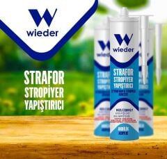 5 Adet Wieder Strafor Stropiyer Yapıştırıcı Beyaz 450g