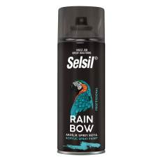 Selsil Akrilik Sprey Boya Mat Siyah 400ml