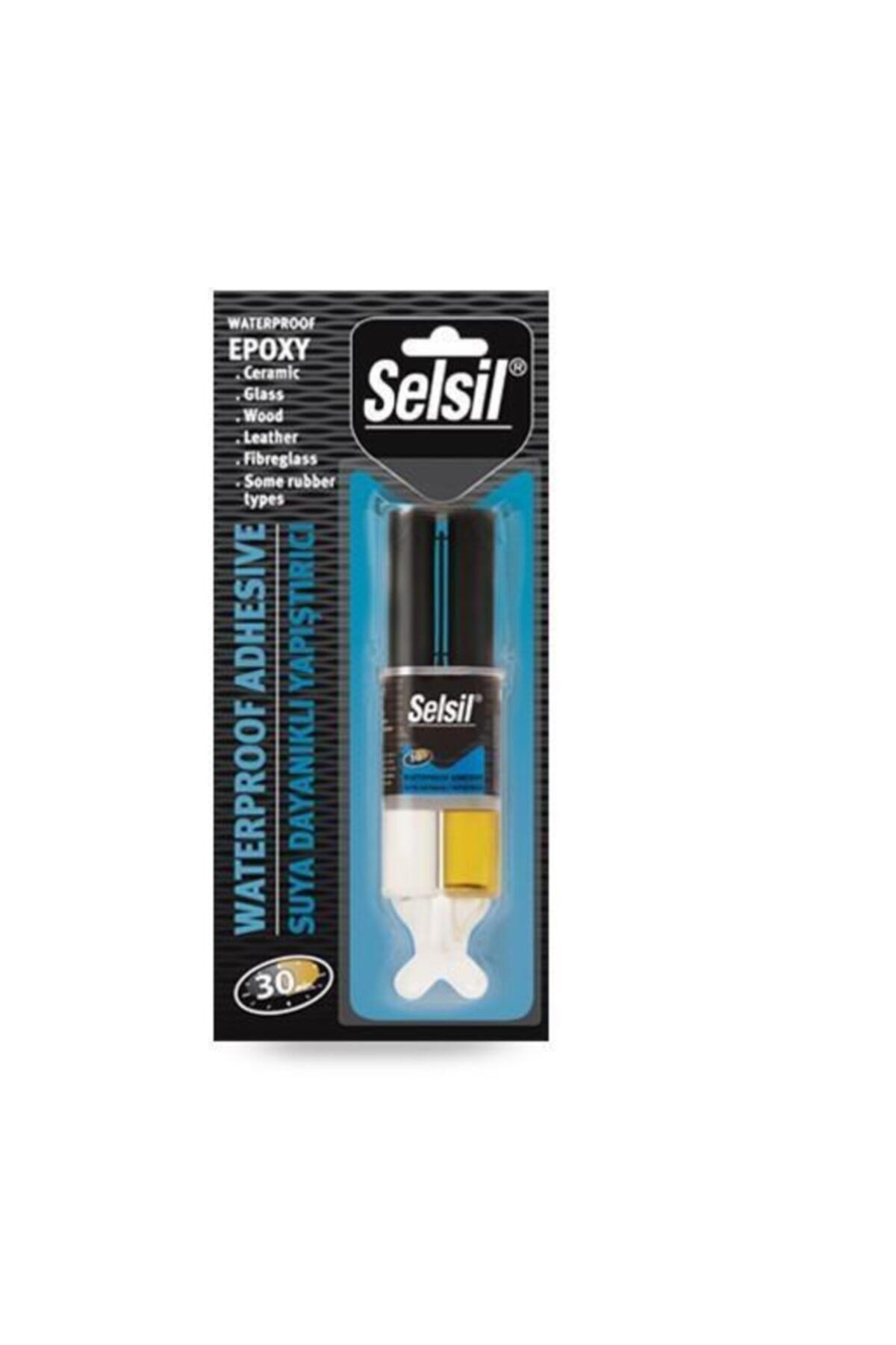 Selsil Suya Dayanıklı Epoksi Şeffaf Yapıştırıcı 28 gr