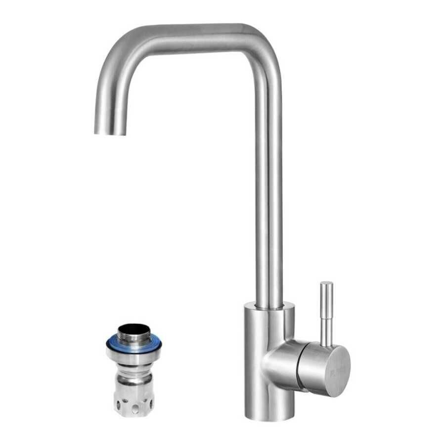 Fleko Eviye Bataryası İnox KS1S01-1