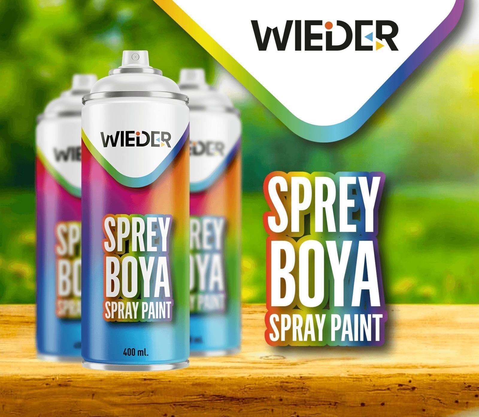 Wieder Sprey Boya Kırmızı 400 ml